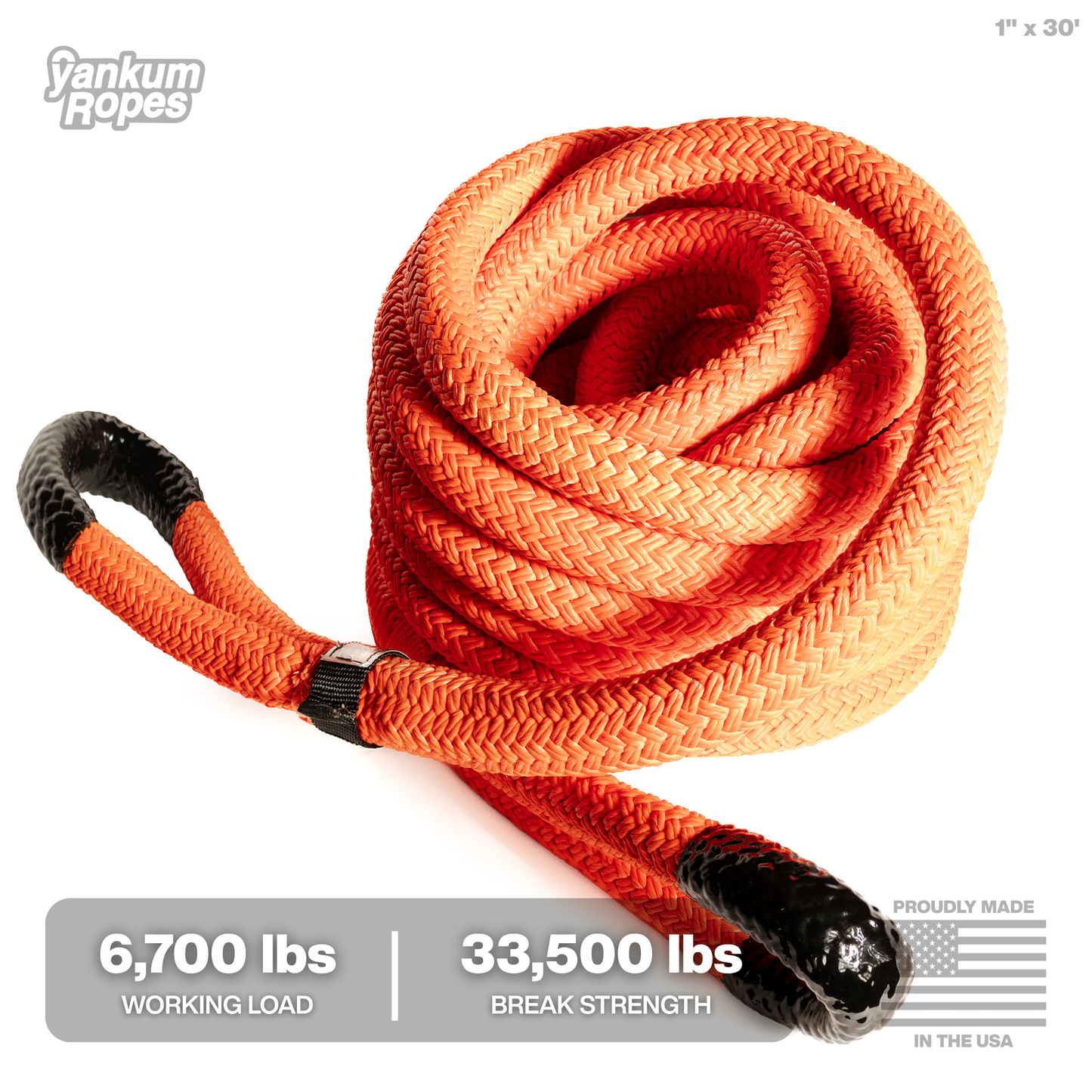 Hi-Vis Kinetic Recovery Rope