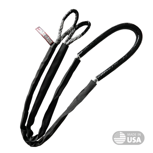 Top view of Yankum Ropes heavy duty recovery sling