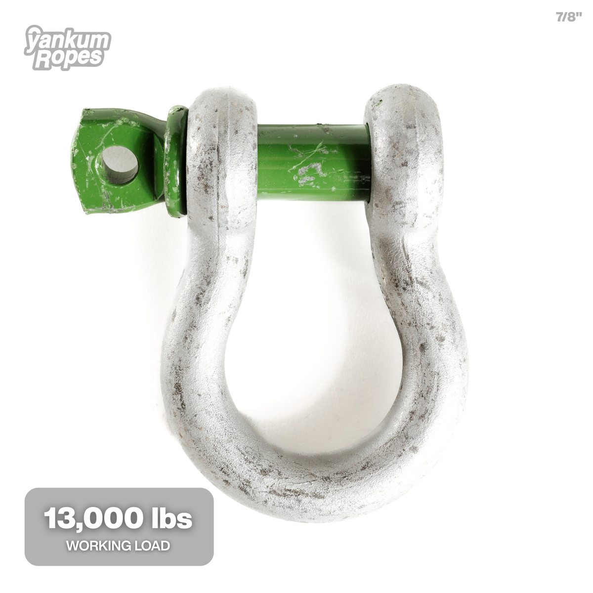 7/8in Green Pin Shackle
