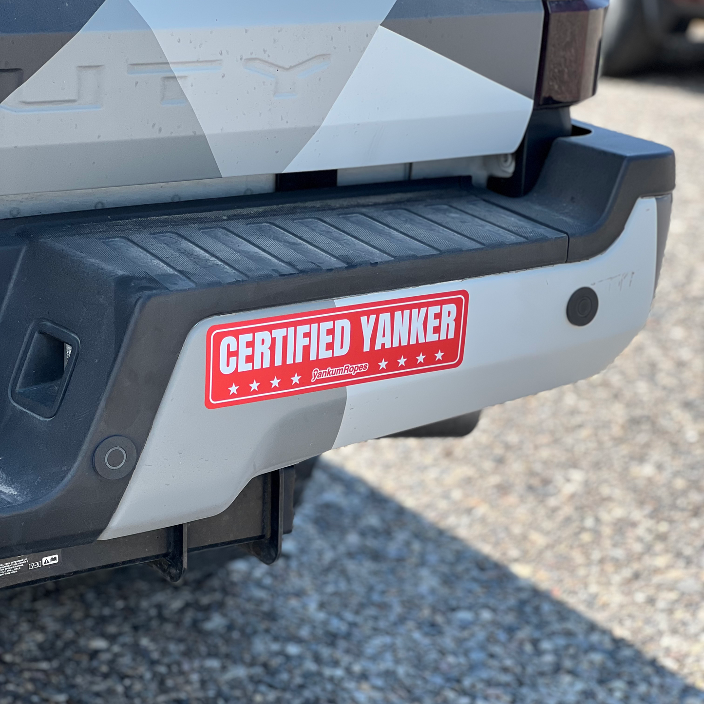 'Certified Yanker' Bumper Sticker