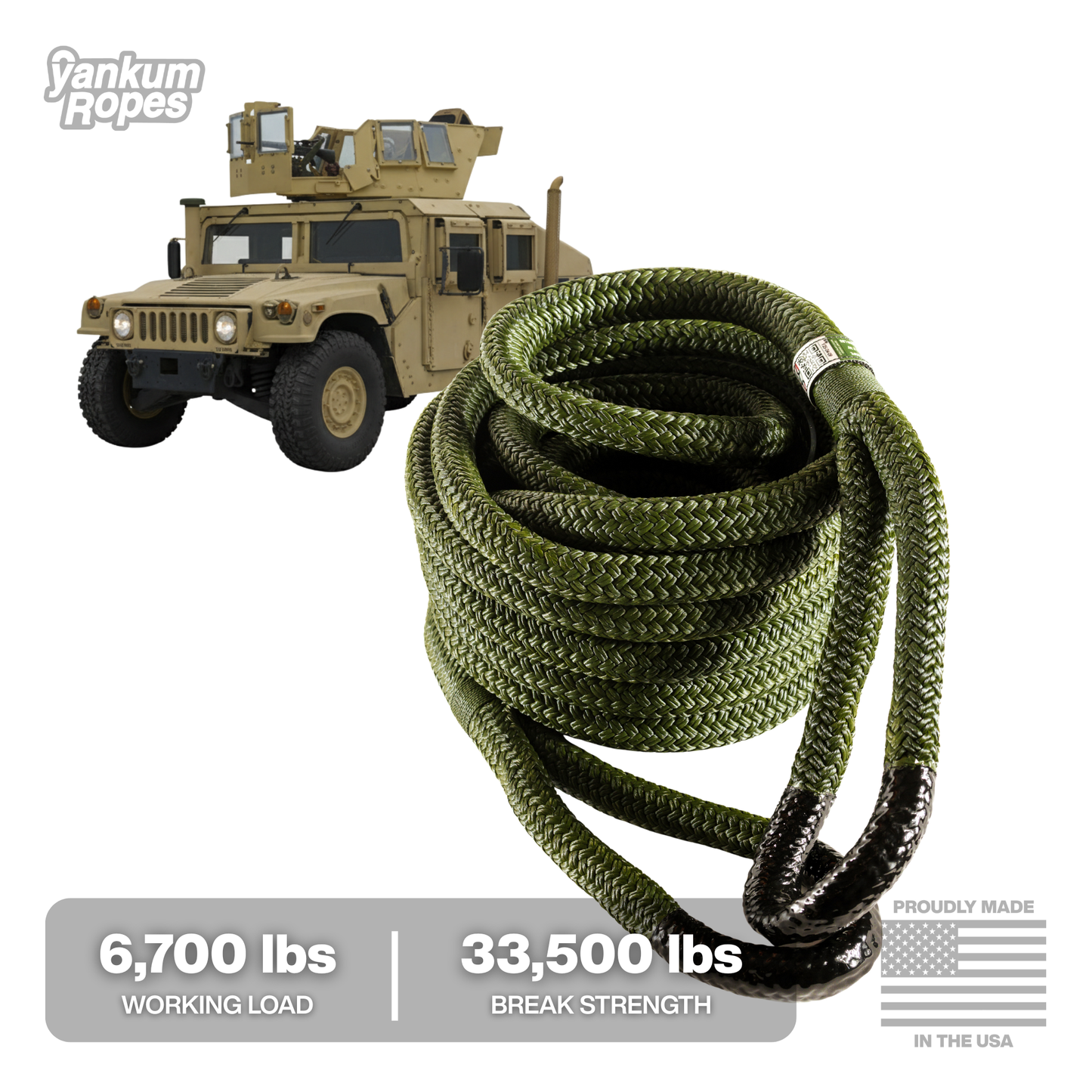 Kinetic Recovery Rope - Military
