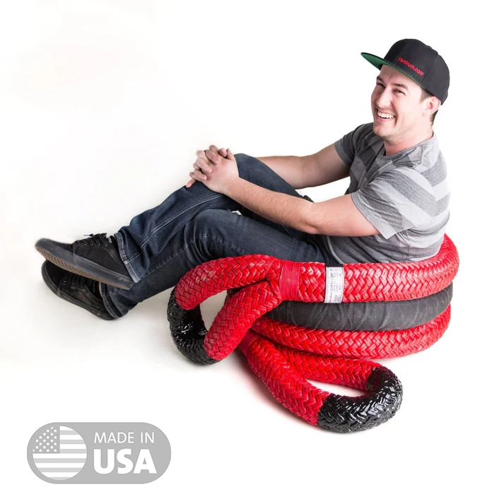 Yankum 2-half inch Kinetic Recovery Rope made in USA