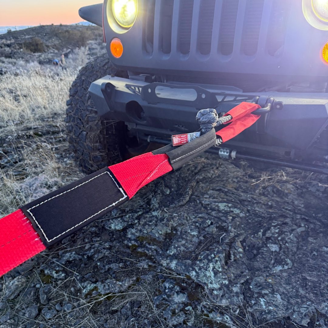 tow strap with shackle