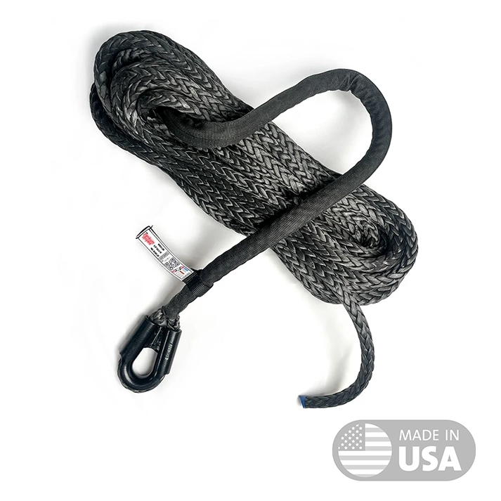 Yankum Ropes Winch Line Large with Metal Thimble Made in USA