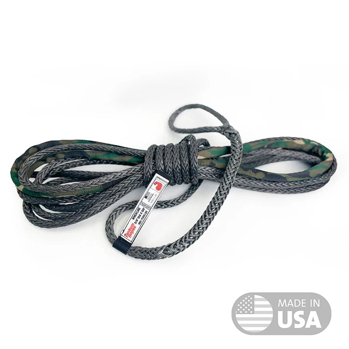 Yankum ropes winch line with camo made in usa