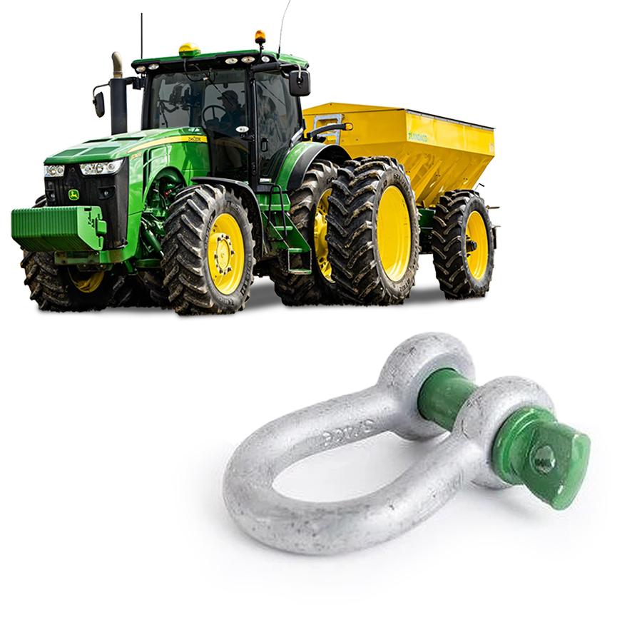 1-1/2 inch Yankum Ropes Green Pin Shackle for recovery