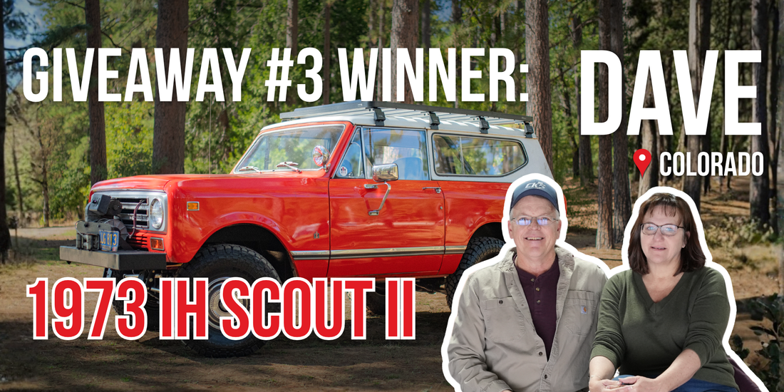 He Bought a Groove Fairlead and Won a 1973 Scout II