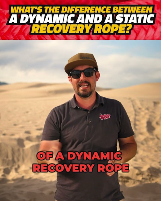 What's the Difference Between a Dynamic and a Static Recovery Rope?