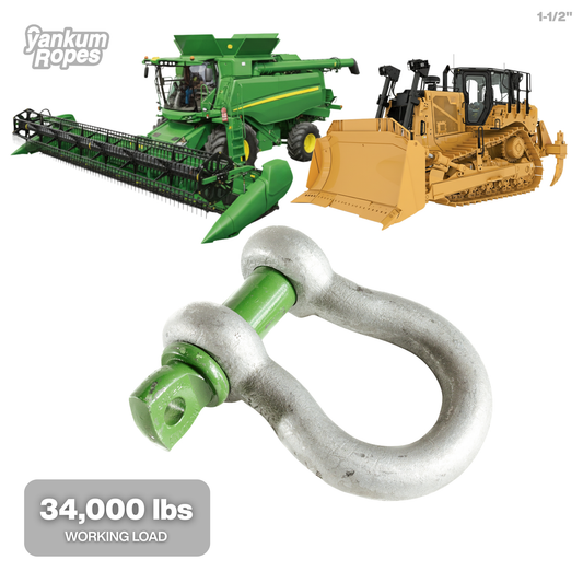 1-1/2in Green Pin Shackle