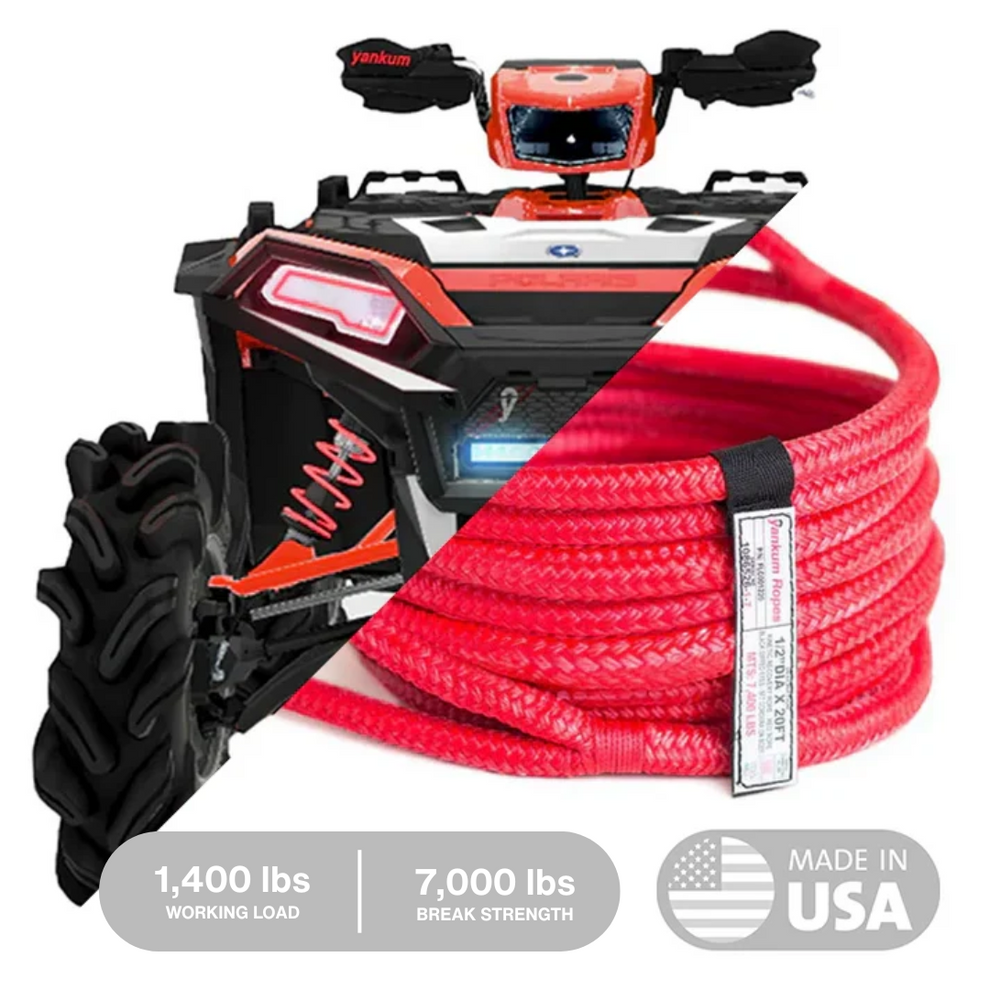 Hi-Vis Kinetic Recovery Rope – Yankum Ropes