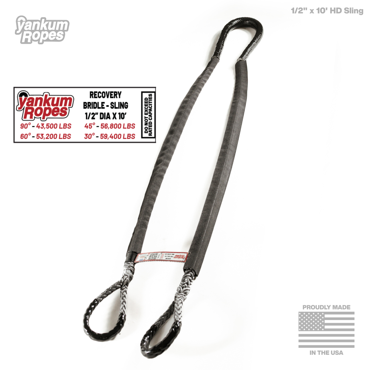 Heavy Duty Synthetic Recovery Sling – Yankum Ropes
