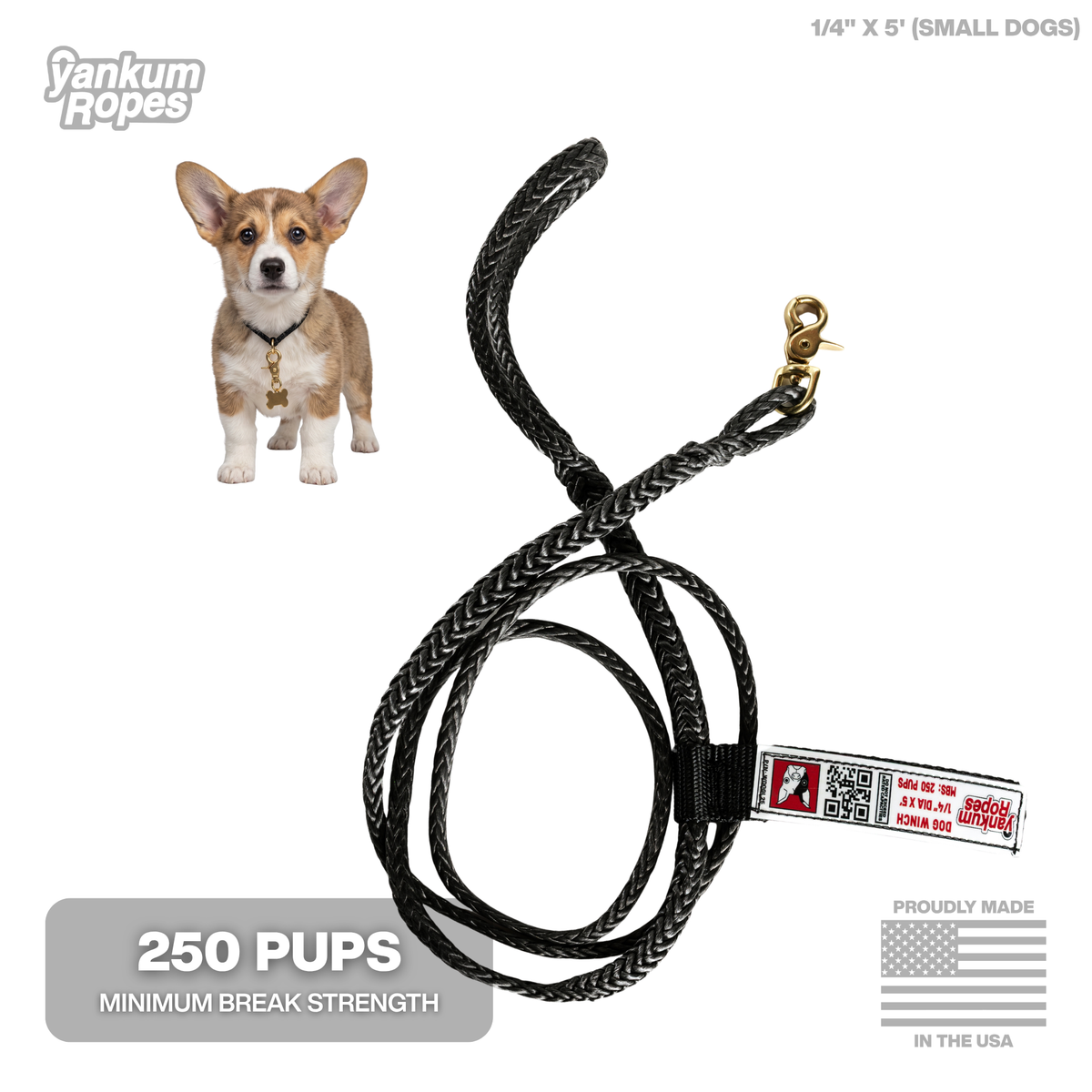 Winch Line Dog Leash
