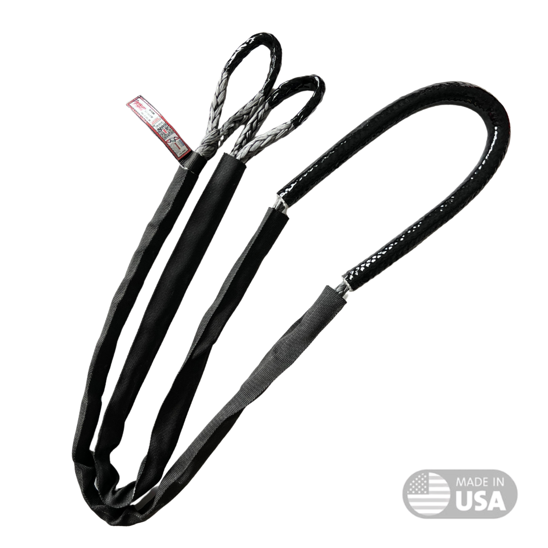 Top view of Yankum Ropes heavy duty recovery sling