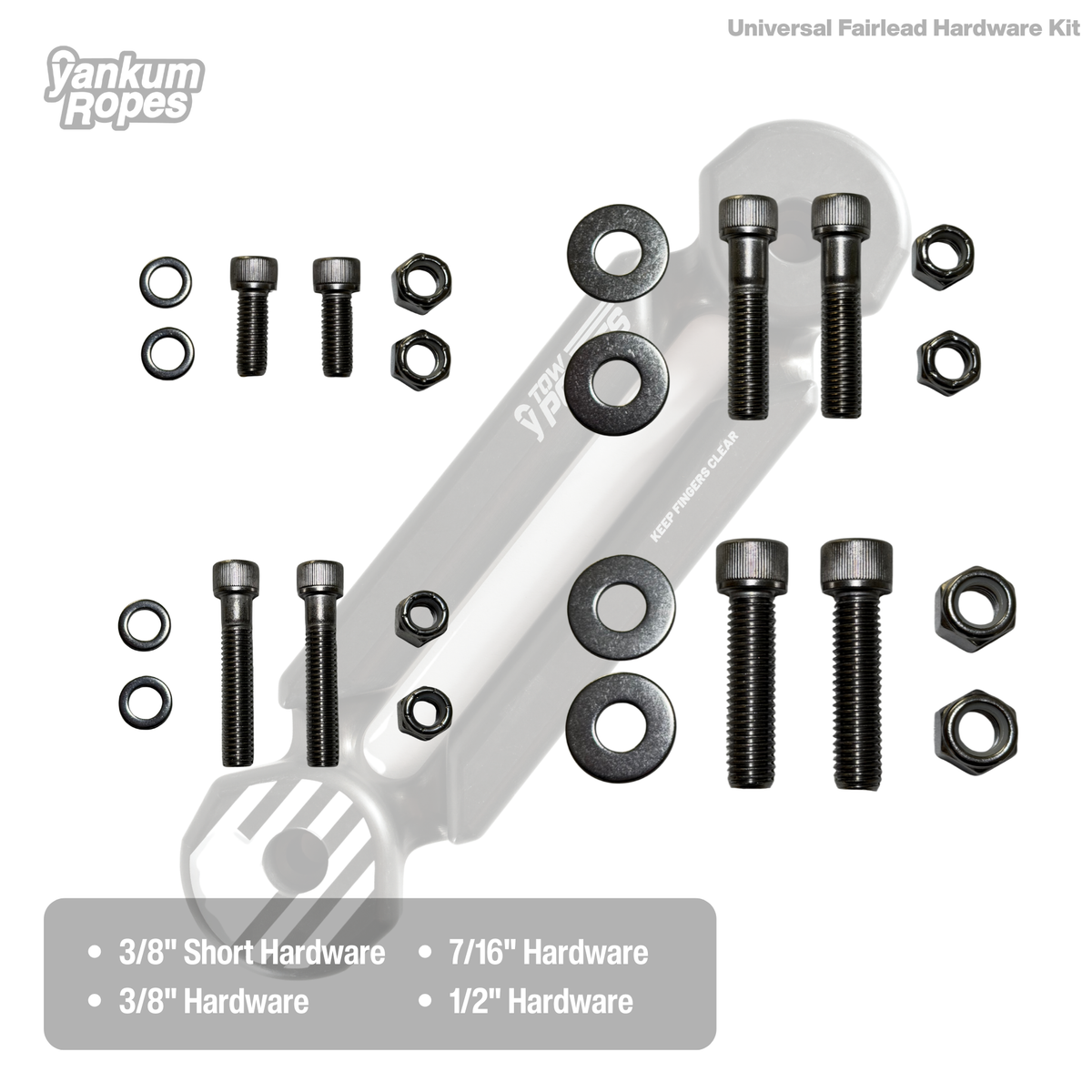 Universal Fairlead Hardware Kit | Yankum Ropes