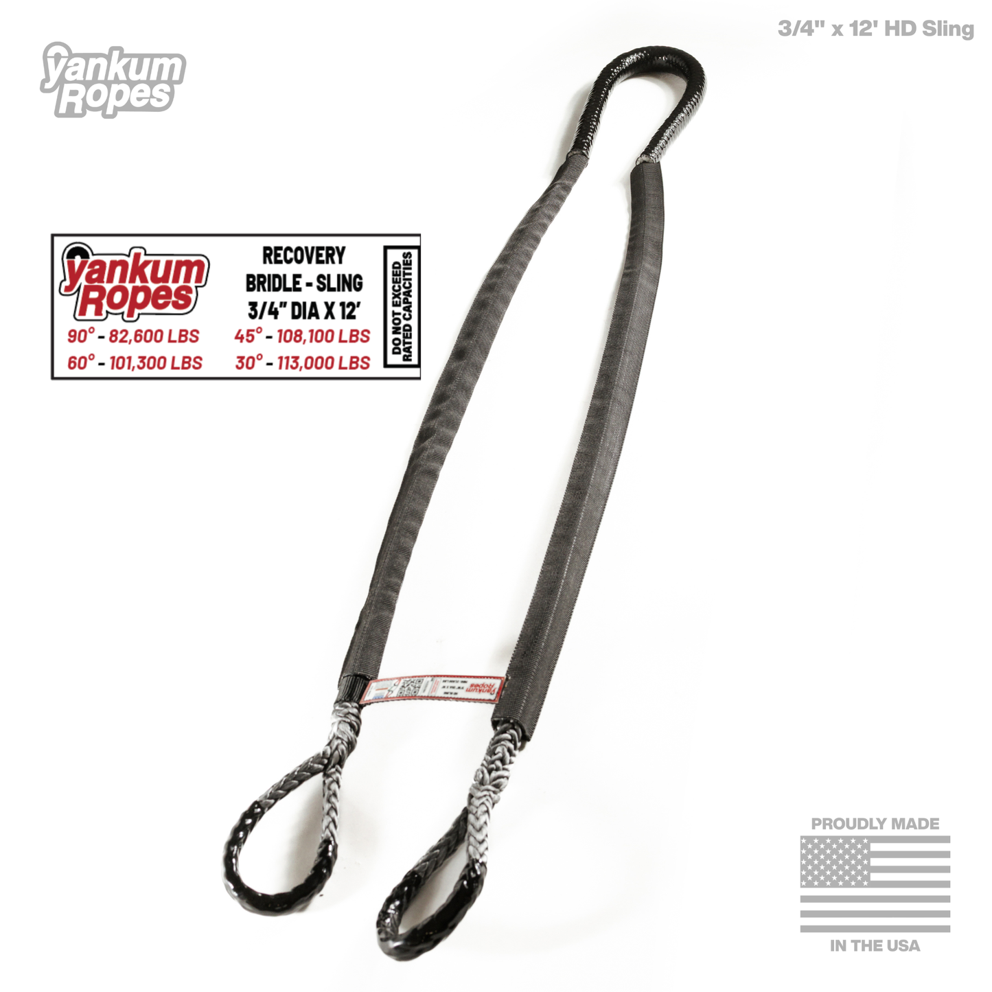 Heavy Duty Synthetic Recovery Sling