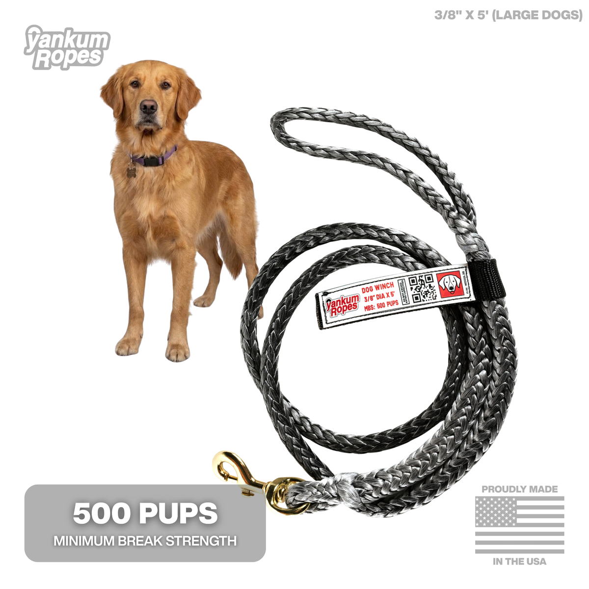 Winch Line Dog Leash