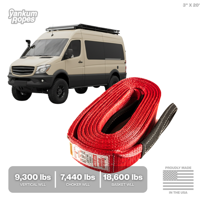 3" Heavy Duty Tow Strap