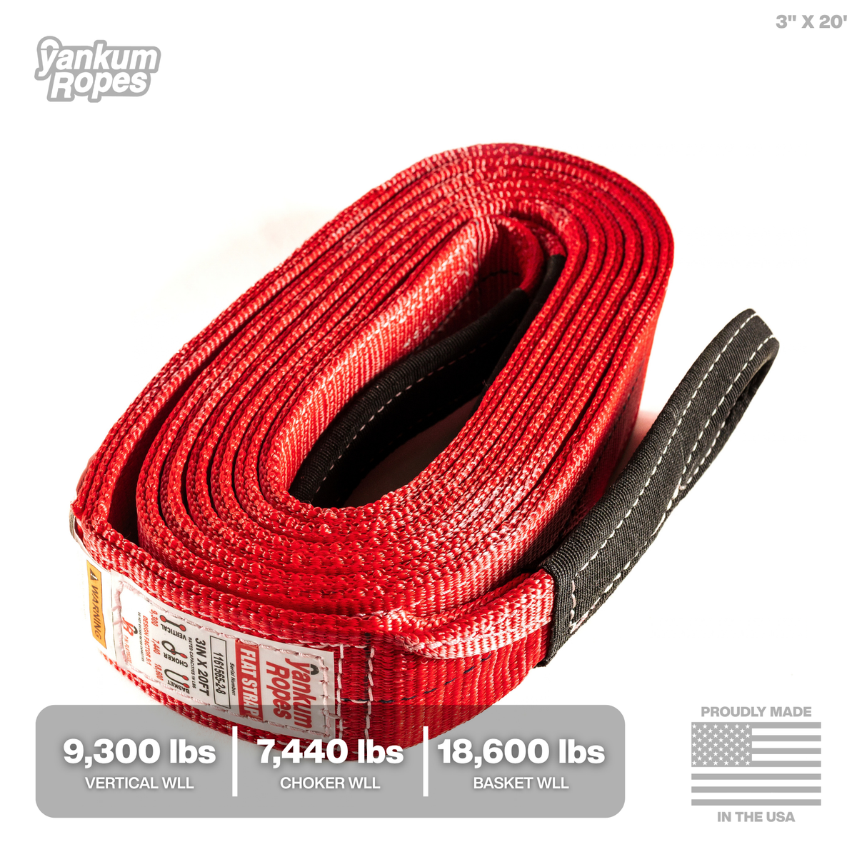 3" Heavy Duty Tow Strap