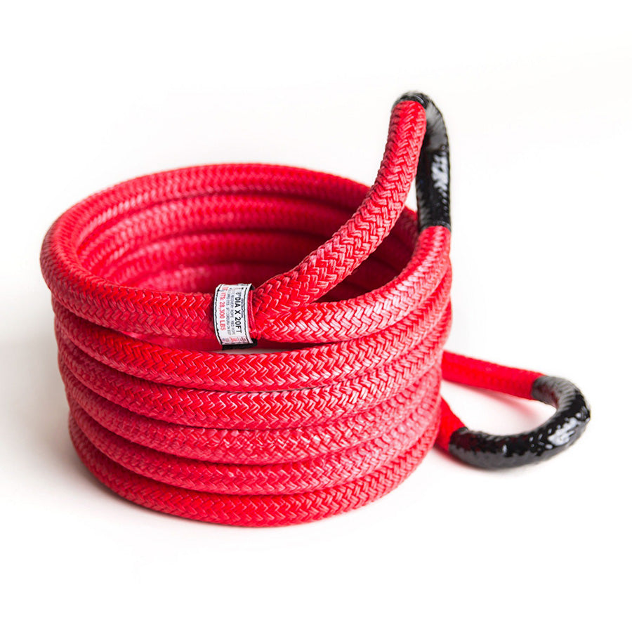 1 Ultimate Kinetic Recovery Rope + two 7/16 Soft Shackles + Premium Mesh  Bag