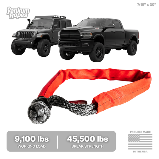 7/16" "Double Loop" Soft Shackle