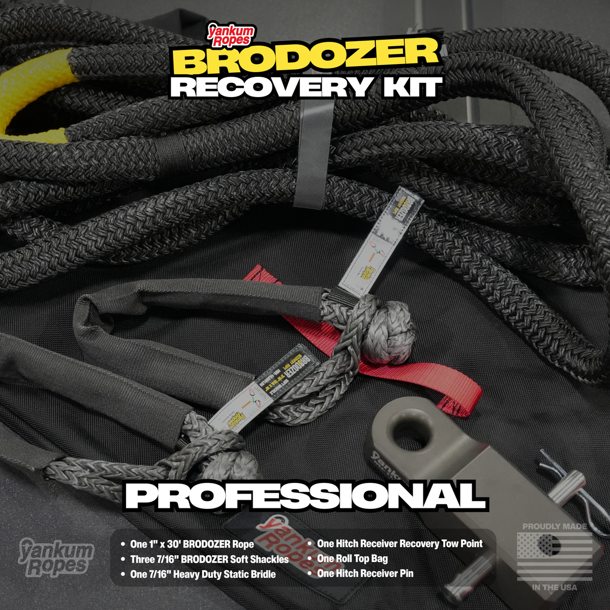 (1-Ton) Diesel Truck Off-Road Recovery Kit | Yankum Ropes