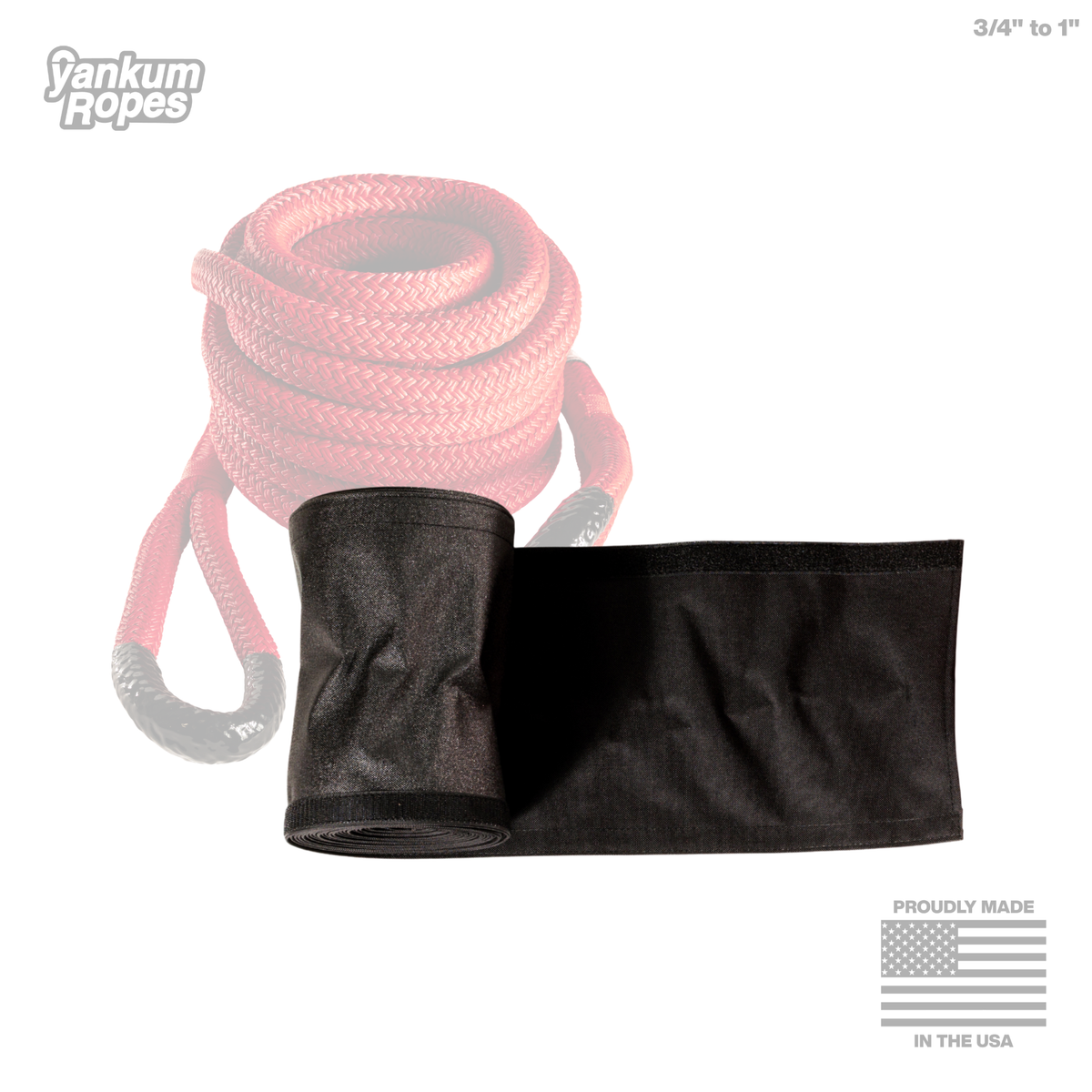 Full-Length Chafe Sleeve for Kinetic Recovery Ropes