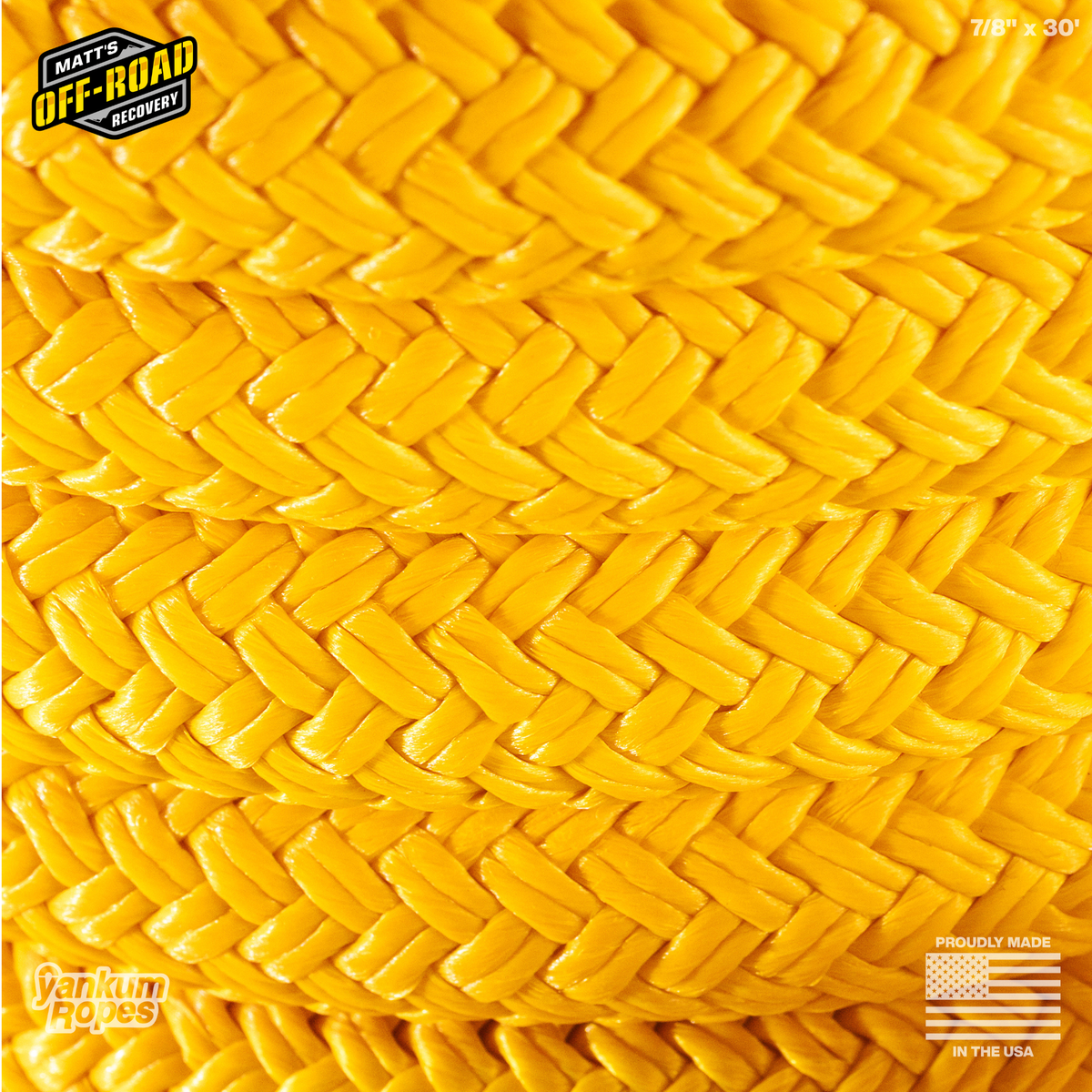 Matt's Off-Road Recovery Kinetic Rope | Yankum Ropes