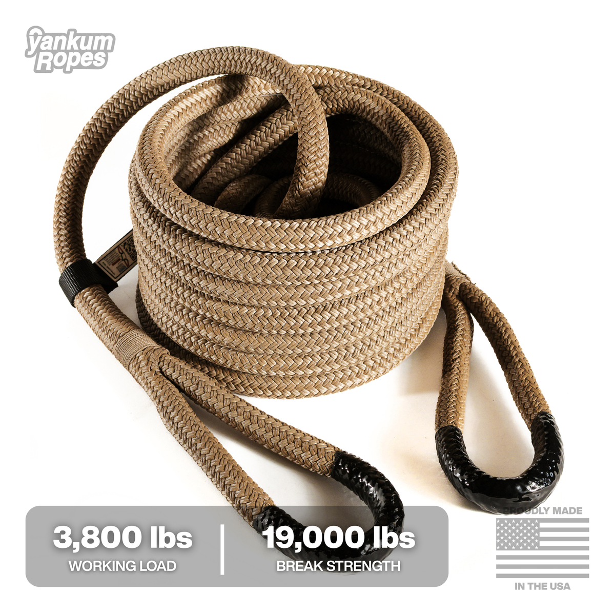Militry Rope Kinetic Recovery Rope - Military – Yankum Ropes