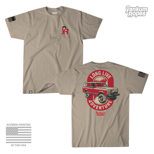 Yankum Long Live Adventure Tee - Cream