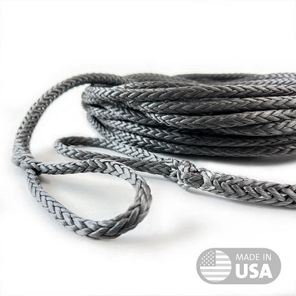 Yankum Ropes Grey Winch Line Extension Made in USA