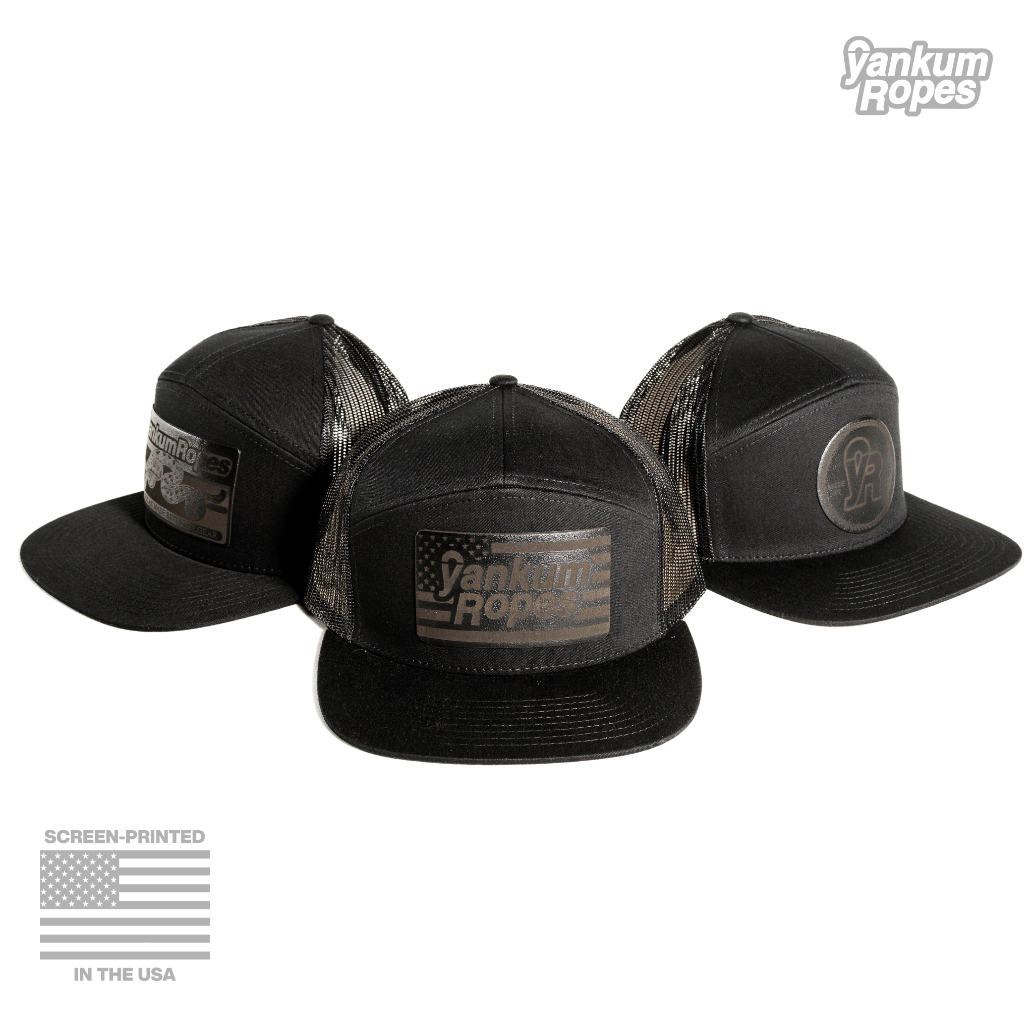Yankum Blacked Out Patch Hat – Yankum Ropes