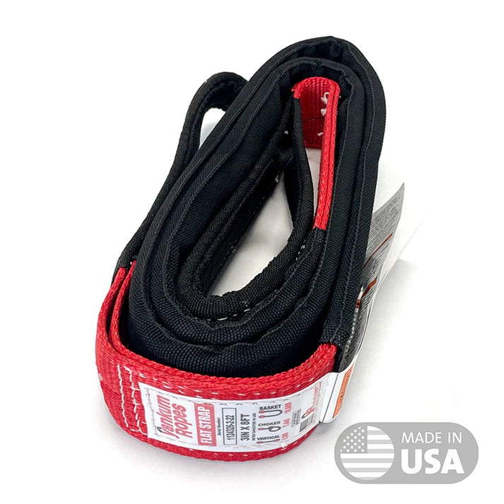 Yankum ropes red tree strap made in usa