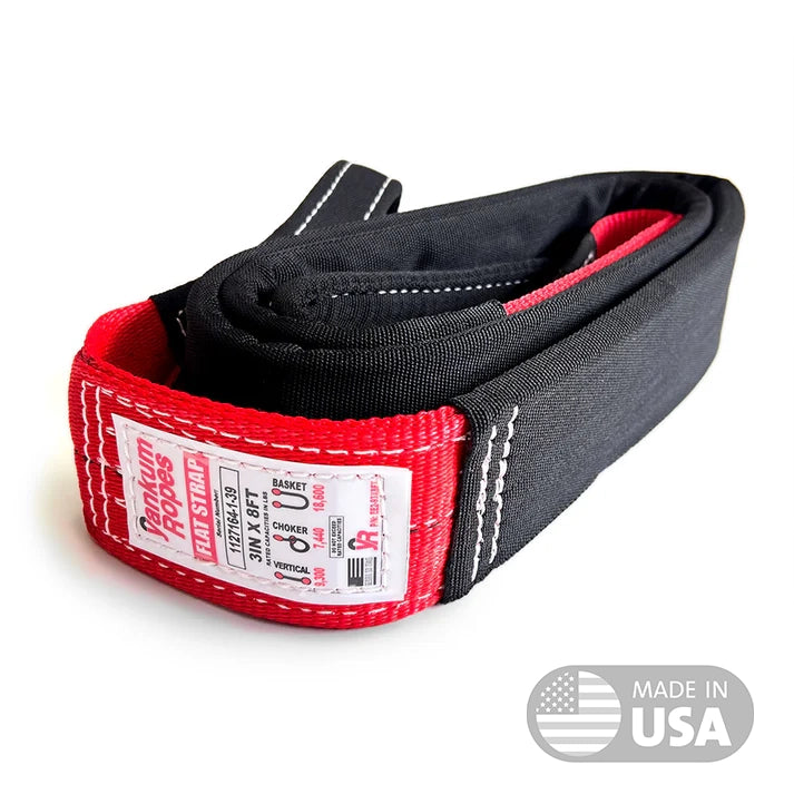 Yankum ropes red tree strap made in usa