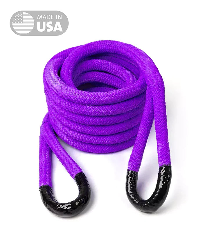 Yankum Ropes purple kinetic recovery rope with Black Eye made in USA