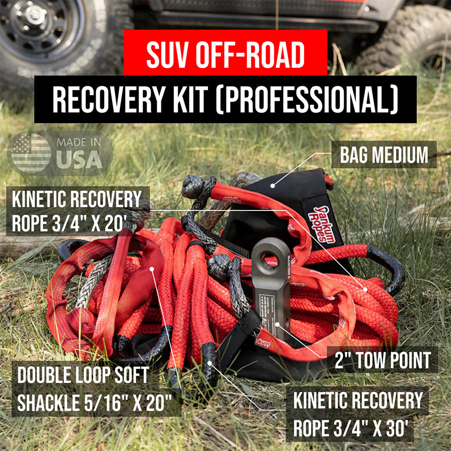 Off Hours Ropes SUV Off-Road Recovery Kit – Yankum Ropes