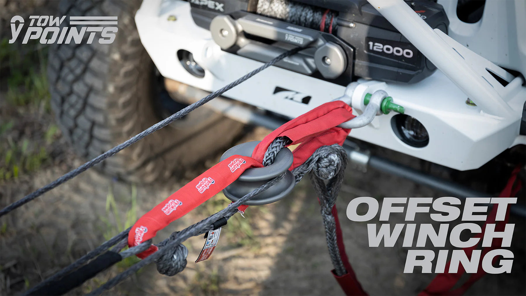 Offset Winch Snatch Ring XL – Yankum Ropes