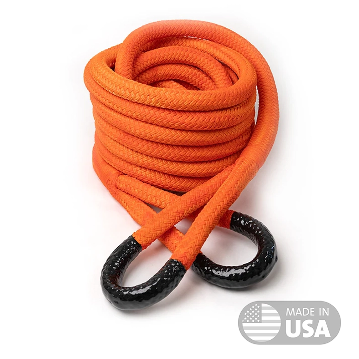 Yankum Ropes orange kinetic recovery rope with Blackeye made in USA