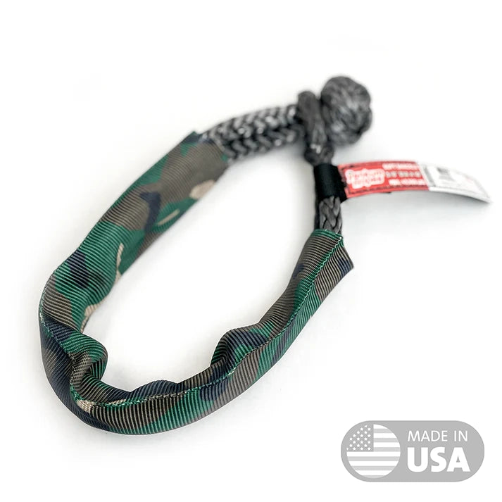 Yankum Ropes Soft Shackle Full Camo Sleeve Made in USA