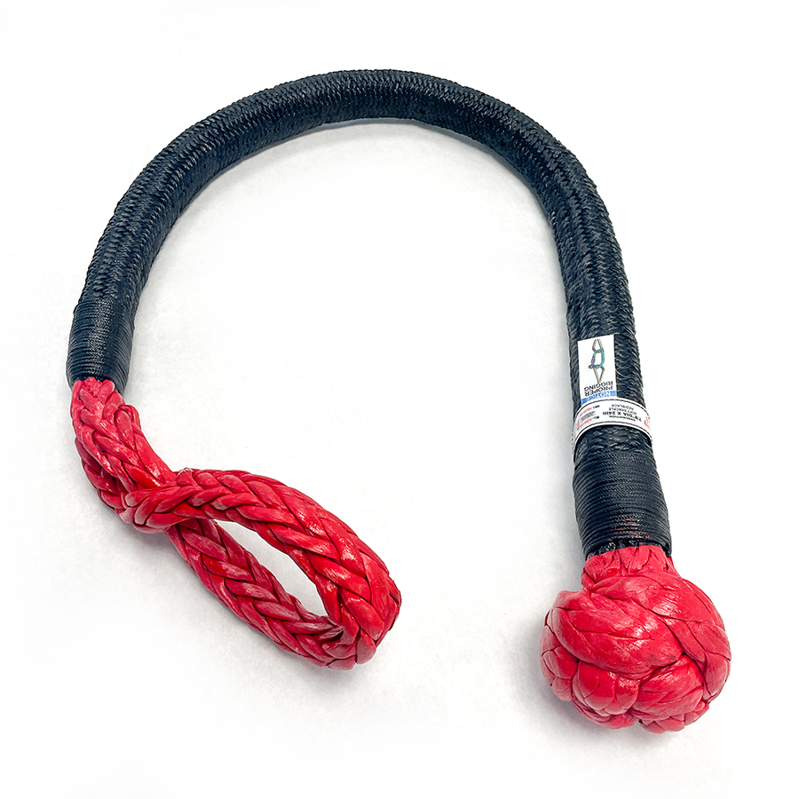 Yankum Ropes 5/8 Dipped Soft Shackle - Heavy Equipment, Large Tractor, Large Dump Truck